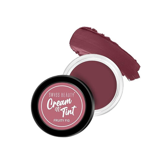 Swiss Beauty 3-in-1 Cream N'Tint for Lips,eyes and cheeks| Long lasting and easily blendable | With Jojoba oil and Glycerine