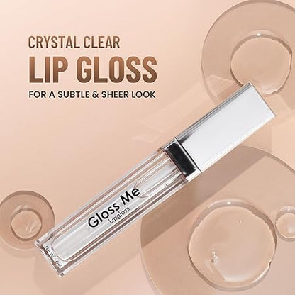 Swiss Beauty Gloss Me Lip Gloss | Lightweight | Glossy Finish | Non-sticky |With Jojoba Oil & Glycerine