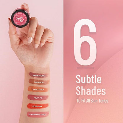 Swiss Beauty 3-in-1 Cream N'Tint for Lips,eyes and cheeks| Long lasting and easily blendable | With Jojoba oil and Glycerine