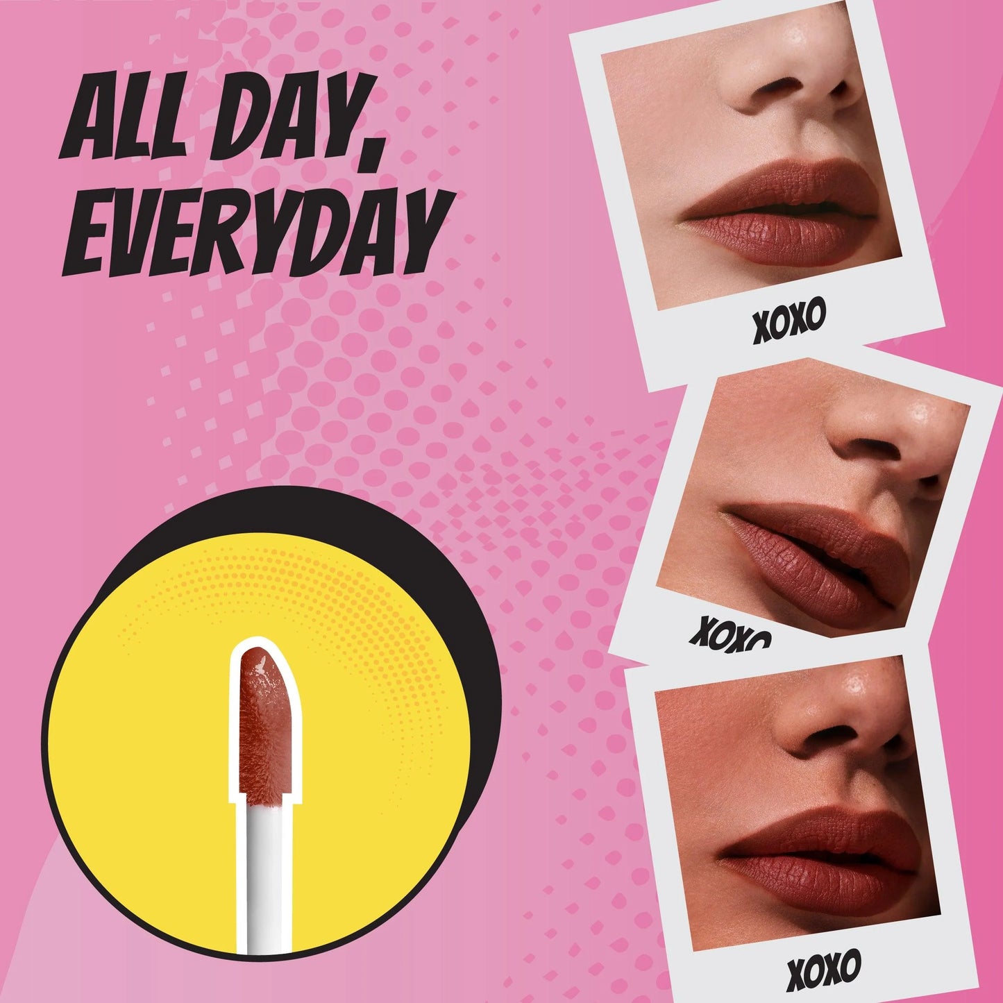 Renee Everyday Matte Liquid Lipstick, Smudge & Transfer-Proof, Skincare Infused Makeup, 5 ml