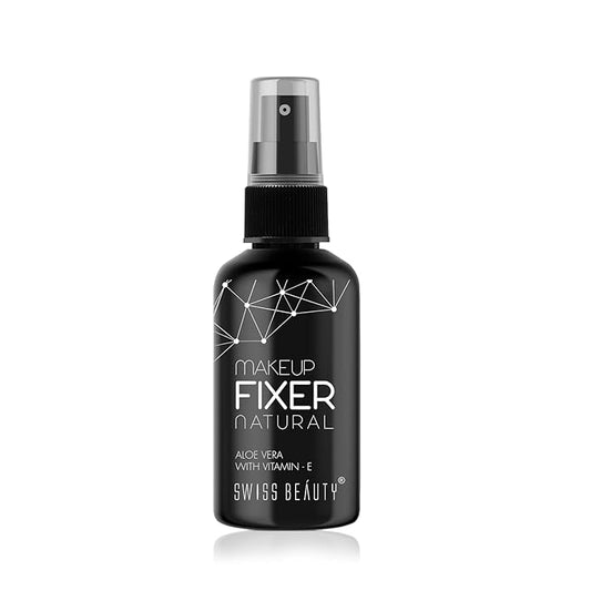 Swiss Beauty Natural Makeup Fixer | Natural Dewy Finish | With Vitamin E and Aloe Vera | Long-Lasting | Hydrating & Refreshing Setting Spray
