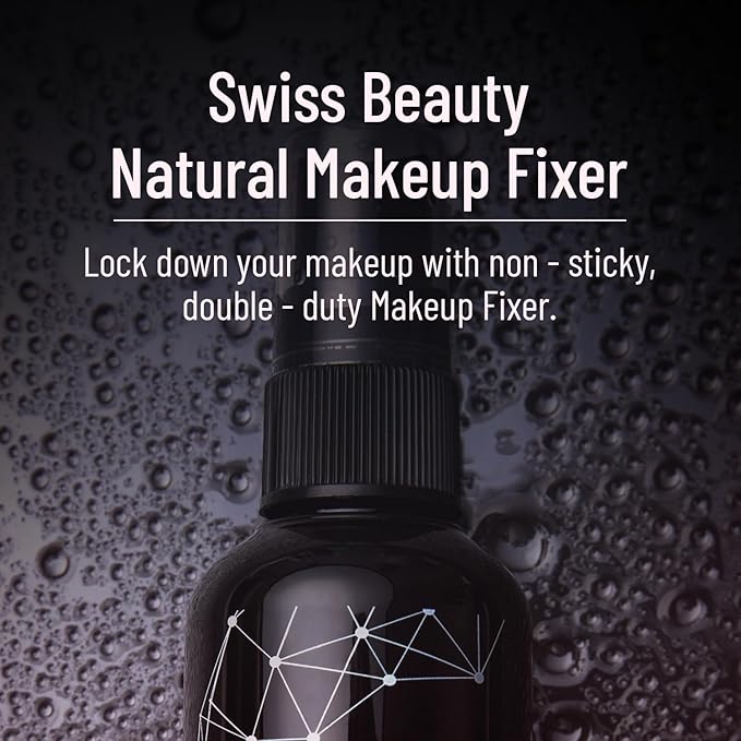 Swiss Beauty Natural Makeup Fixer | Natural Dewy Finish | With Vitamin E and Aloe Vera | Long-Lasting | Hydrating & Refreshing Setting Spray