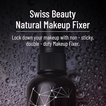 Swiss Beauty Natural Makeup Fixer | Natural Dewy Finish | With Vitamin E and Aloe Vera | Long-Lasting | Hydrating & Refreshing Setting Spray