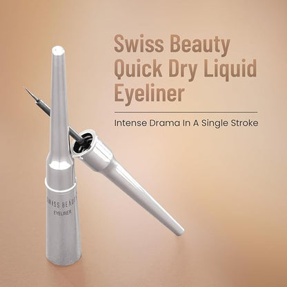 SWISS BEAUTY Eyeliner, Eye MakeUp, Black