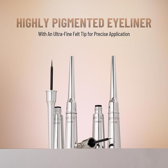 SWISS BEAUTY Eyeliner, Eye MakeUp, Black