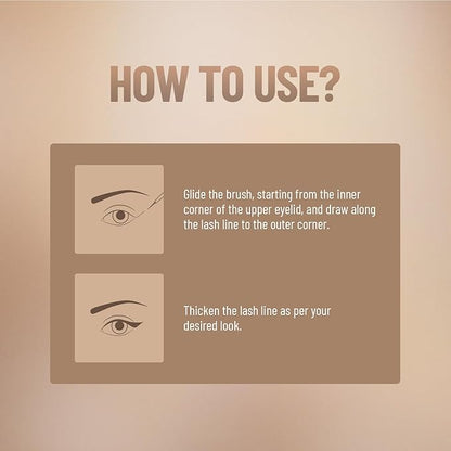 SWISS BEAUTY Eyeliner, Eye MakeUp, Black