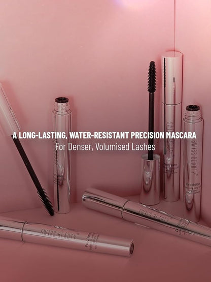 Swiss Beauty Waterproof Volume Mascara | Smudge Proof Curling Mascara For Eye Makeup | Jet Black