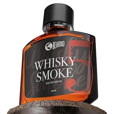 Beardo Whisky Smoke Perfume for Men,100ml|Spicy,Woody-Oudh Scent Eau De Parfum|Long Lasting Mens Perfume|Best Date Night Fragrance Body Spray|Valentine gift for husband|Gift for Boyfriend|Gift for Men