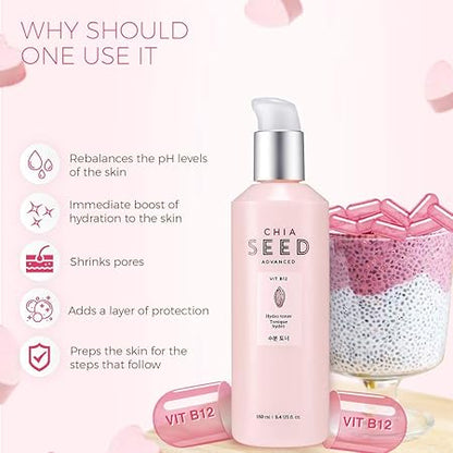 The Face Shop Chia Seed Hydro Toner, 160 ml