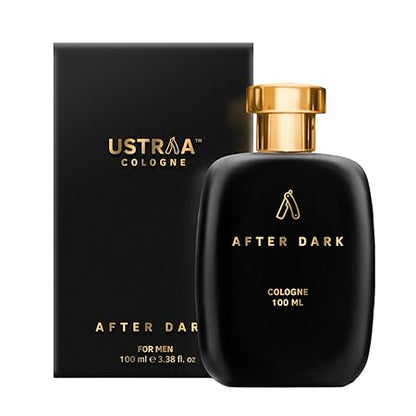Ustraa After Dark Cologne - 100ml - Perfume for Men | Rich with Saffron, Oudh and Musky notes | Suitable for night occasions | Masculine, Long-lasting fragrance