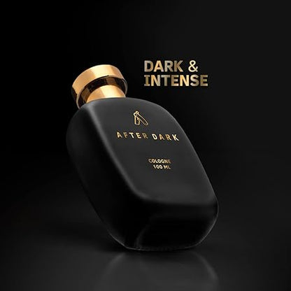 Ustraa After Dark Cologne - 100ml - Perfume for Men | Rich with Saffron, Oudh and Musky notes | Suitable for night occasions | Masculine, Long-lasting fragrance