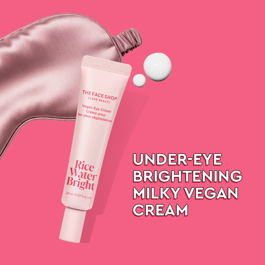 Rice Water Bright Vegan Eye Cream (20ml)  4.8