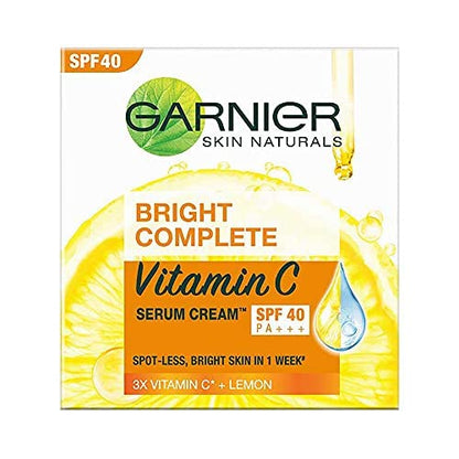 Garnier Skin Natural Bright Complete Vitamin C Fairness Serum Cream,
