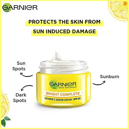 Garnier Skin Natural Bright Complete Vitamin C Fairness Serum Cream,