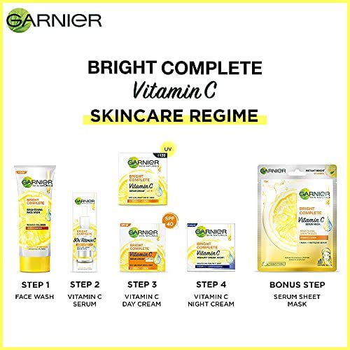 Garnier Skin Natural Bright Complete Vitamin C Fairness Serum Cream,