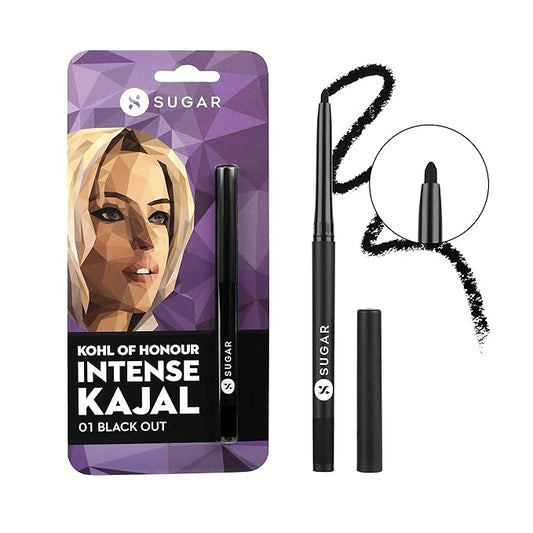 SUGAR Cosmetics Kohl Of Honour Intense Matte Kajal | Waterproof & Smudgeproof | Lasts upto 10hrs