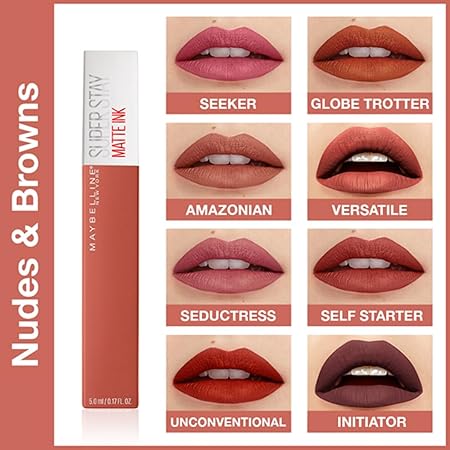 Maybelline New York Liquid Matte Lipstick, Long Lasting, 16hr Wear, Superstay , 5ml