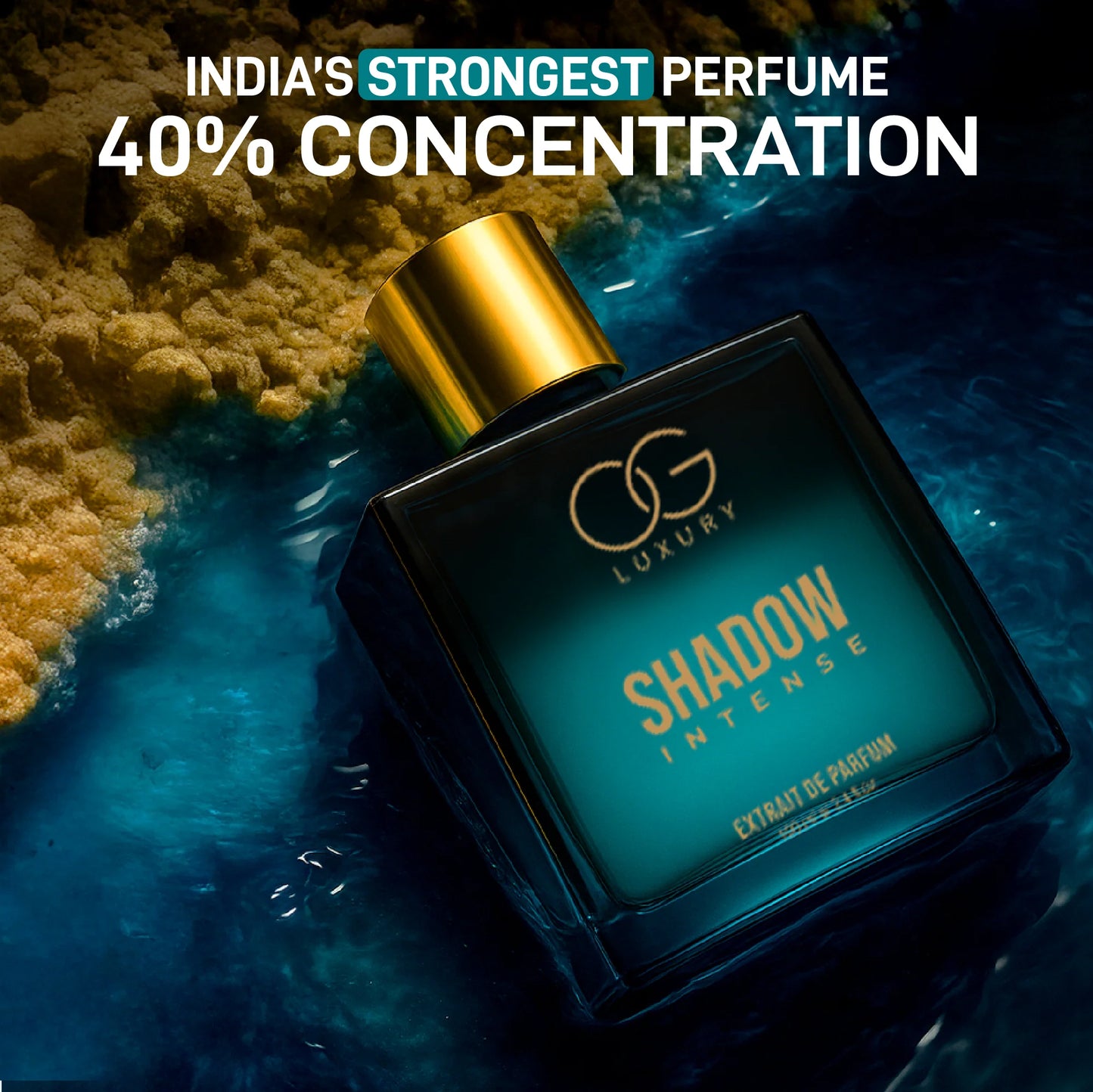 OG Luxury Extrait De Parfum Shadow Intense – India’s Strongest Perfume with 40% Concentration, 100 ml
