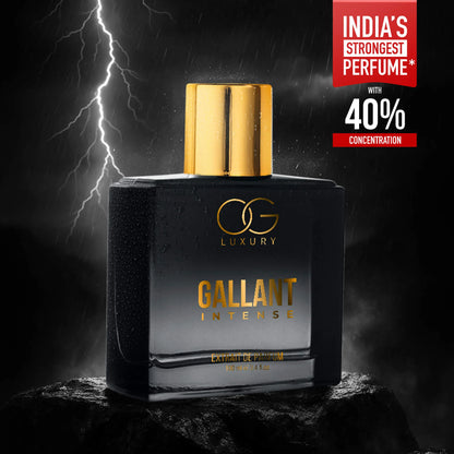 OG Luxury Extrait De Parfum Gallant Intense – India’s Strongest Perfume with 40% Concentration, 100 ml