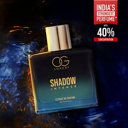 OG Luxury Extrait De Parfum Shadow Intense – India’s Strongest Perfume with 40% Concentration, 100 ml
