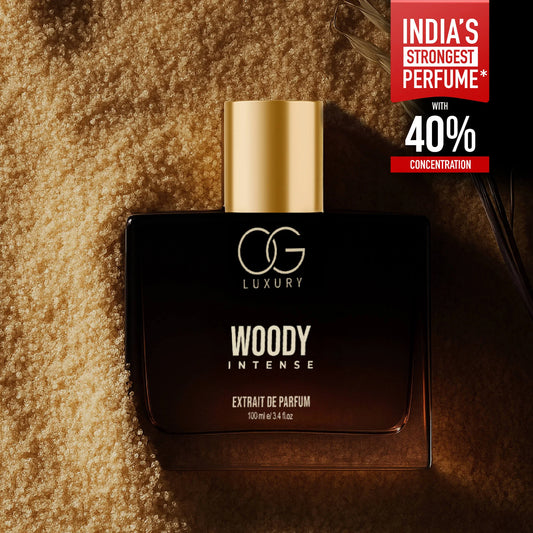 OG Luxury Extrait De Parfum Woody Intense – India’s Strongest Perfume with 40% Concentration, 100 ml