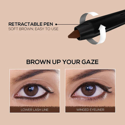 RENEE Pure Brown Kajal Pen with Sharpener,
