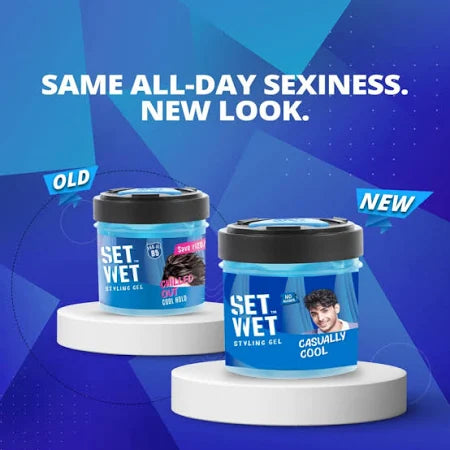 Set Wet Styling Hair Casually Cool Gel For Men