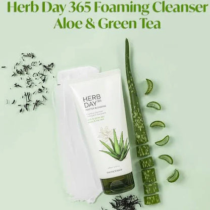 The Face Shop Herb Day 365 Cleansing Foam