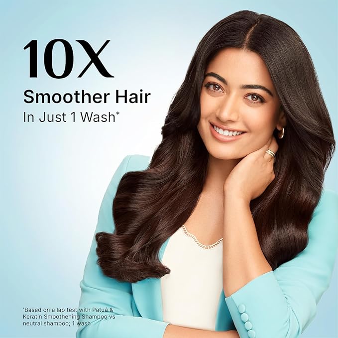 Pilgrim Patua & Keratin Hair SMOOTHENING SHAMPOO for Dry & Frizzy hair | Sulphate & Paraben free shampoo for Women & Men | Hair Smoothening & healthy scalp | 200 ml