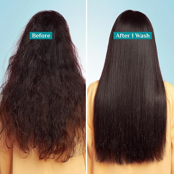 Pilgrim Patua & Keratin Hair SMOOTHENING SHAMPOO for Dry & Frizzy hair | Sulphate & Paraben free shampoo for Women & Men | Hair Smoothening & healthy scalp | 200 ml