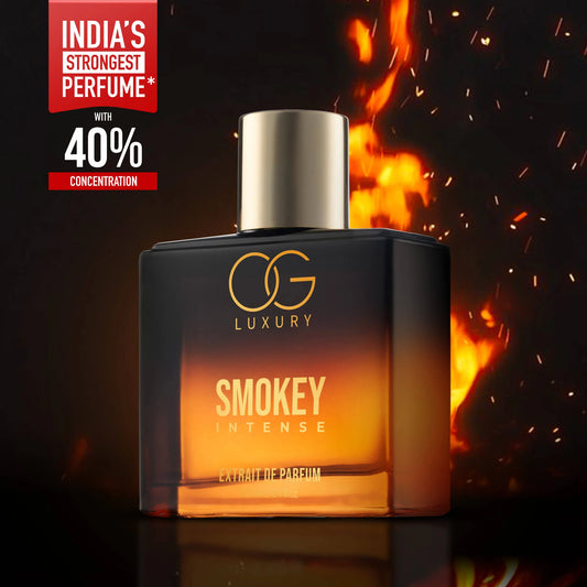 OG Luxury Extrait De Parfum Smokey Intense – India’s Strongest Perfume with 40% Concentration, 100 ml